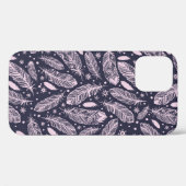 Feathery Fantasy: Romantische Patroon Creatie Case-Mate iPhone Case (Achterkant (horizontaal))