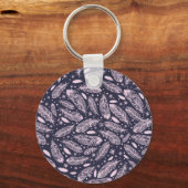 Feathery Fantasy: Romantische Patroon Creatie Sleutelhanger (Voorkant)