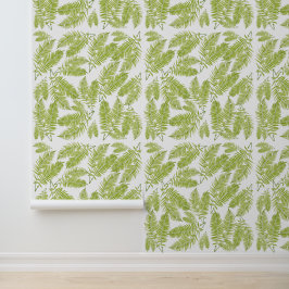 Feathery Fern op een Behang