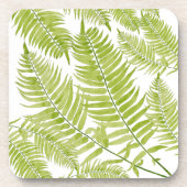 Feathery Fern op een Onderzetter Set (Voorkant)