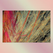 Feathery Fractal Perfect Poster