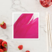 Feathery Fuschia Servet (Insitu)