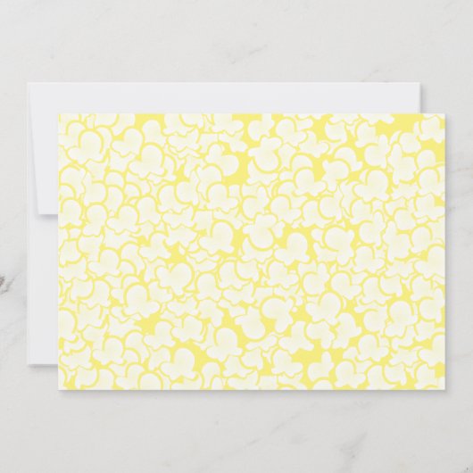 Feature Presentation Baby shower Kaart (Achterkant)