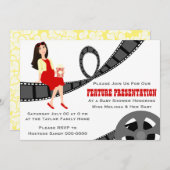 Feature Presentation Baby shower Kaart (Voorkant / Achterkant)