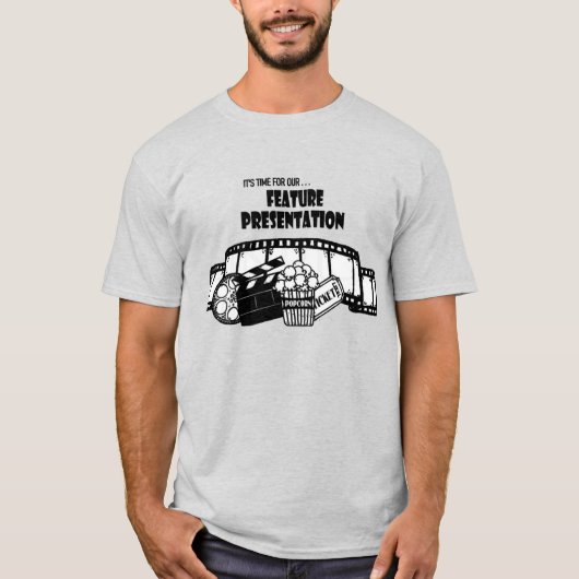 'Feature Presentation' Grafisch T-shirt (Voorkant)
