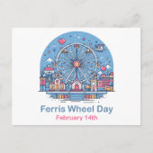 Feb 14e reuzenrad Dag Briefkaart (Voorkant)