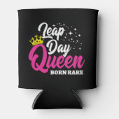 Feb 29 Leap Day Queen Leap Jaar Verjaardag Geboren Blikjeskoeler (Voorkant)