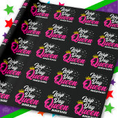 Feb 29 Leap Day Queen Leap Jaar Verjaardag Geboren Cadeaupapier