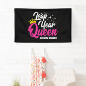 feb 29 schrikkeljaar koningin schrikkeldag verjaar spandoek (Insitu)