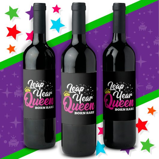 feb 29 schrikkeljaar koningin schrikkeldag verjaar wijn etiket