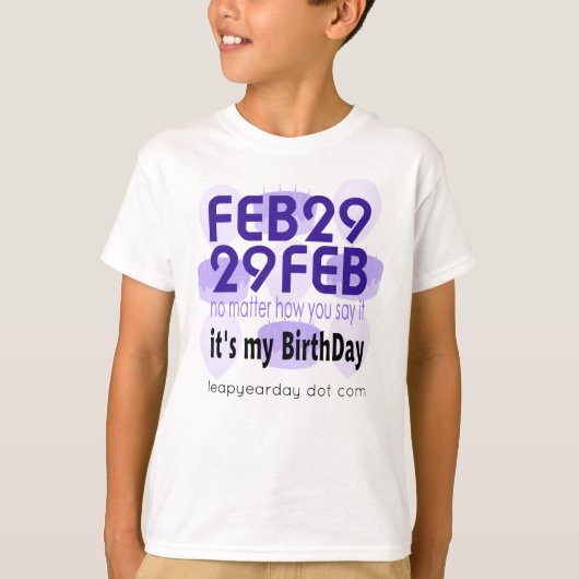 FEB 29 T-SHIRT (Voorkant)