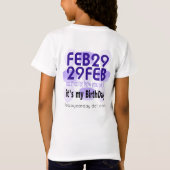 FEB 29 T-SHIRT (Achterkant)