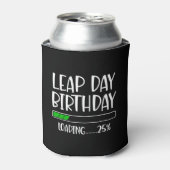 Feb 29th Leap Day Verjaardag 25% Loading Leap Jaar Blikjeskoeler (Blikje Voorkant)