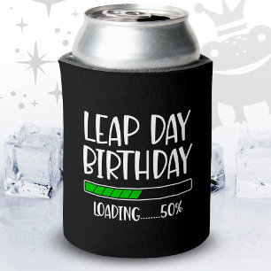 Feb 29th Leap Day Verjaardag 50% Lading Leap Jaar Blikjeskoeler