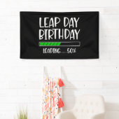 Feb 29th Leap Day Verjaardag 50% Lading Leap Jaar Spandoek (Insitu)