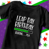 Feb 29th Leap Day Verjaardag 75% Loading Leap Jaar