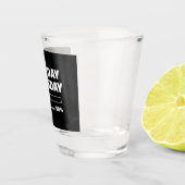 Feb 29th Leap Jaar Verjaardag 50% Loading Leap Day Shot Glas (Rechts)