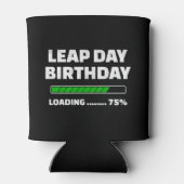 Feb 29th Leap Jaar Verjaardag 75% Loading Leap Day Blikjeskoeler (Achterkant)