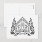 Feb-Huis Feestdagenkaart (Voorkant / Achterkant)
