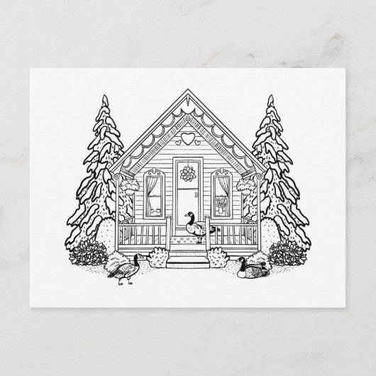 Feb-Huis Feestdagenkaart (Voorkant)