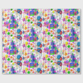 februari, 14 februari, Gift Wrapping Paper Cadeaupapier (Vlak)