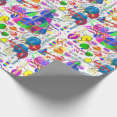 februari, 14 februari, Gift Wrapping Paper Cadeaupapier (Hoek)