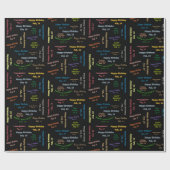 februari, 14 februari, Gift Wrapping Paper Cadeaupapier (Vlak)