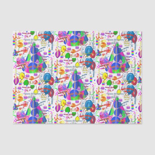 Februari, 14 het Weefselpapier van de Dag Tissuepapier (Voorkant)