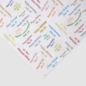 Februari, 14 het Weefselpapier van de Dag Tissuepapier (Detail)