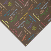 Februari, 17 het Weefselpapier van de Dag Tissuepapier (Detail)