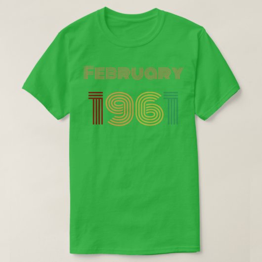 Februari 1961  ontwerp t-shirt (Design voorkant)