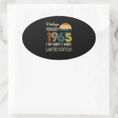  februari 1965 Ik doe wat ik wil beperkt Ovale Sticker (Tas)