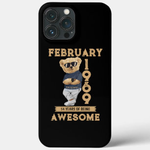 februari 1969 54 jaar Geweldige Case-Mate iPhone Case