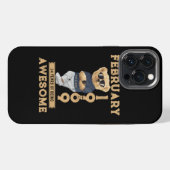 Februari 1969 54 Jaar Wezen Awesome iPhone Hoesje (Achterkant horizontaal)