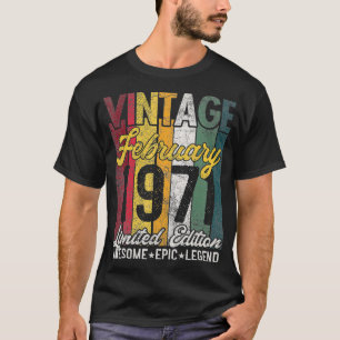 Februari 1971 50th Birthday Gift Limited Edition A T-shirt