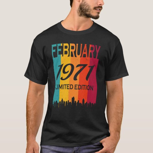 Februari 1971 Beperkte Uitgave T-shirt (Voorkant)