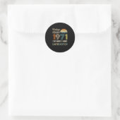 februari 1971 Ik doe wat ik wil beperkt Ronde Sticker (Tas)