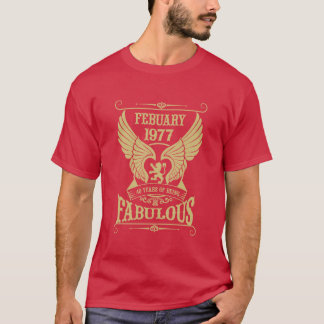Februari 1977 40 jaar van Fabulous! T-shirt
