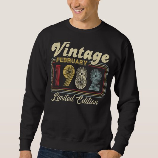februari 1982 40e verjaardag trui (Voorkant)