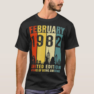 Februari 1982 beperkte uitgave 40 jaar van AW T-shirt