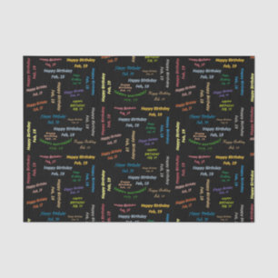 Februari, 19 de Weefselpapier van de Dag Tissuepapier