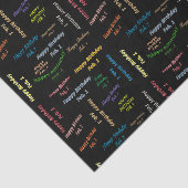 Februari, 1 het Weefselpapier van de Dag Tissuepapier (Detail)