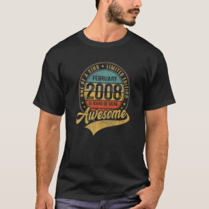 februari 2008 15 jaar Geweldige retrospectief 15 j T-shirt