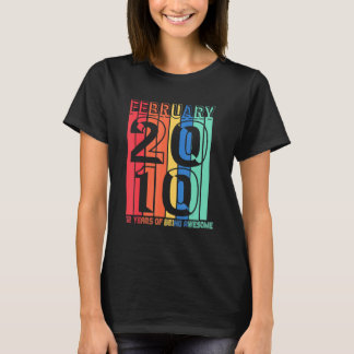 februari 2010 12 jaar Geweldige Vintage 12 T-shirt