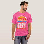 Februari 2020 3 Jaar Oude Visliefhebbers 3e Verjaa T-shirt (Voorkant volledig)