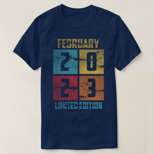 Februari 2023 Limited Edition T-shirt (Design voorkant)