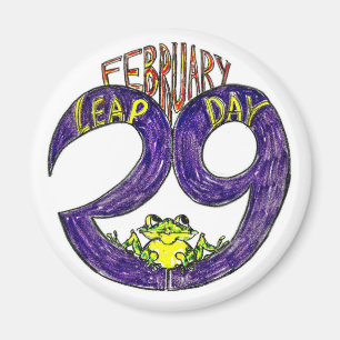 FEBRUARI 29 LEAP DAG MAGNEET