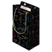 Februari, 4 Dag Gift Bag Klein Cadeauzakje (Voorkant Gekanteld)
