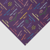 Februari, 5 het Weefselpapier van de Dag Tissuepapier (Detail)