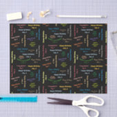 Februari, 6 het Weefselpapier van de Dag Tissuepapier (Craft)